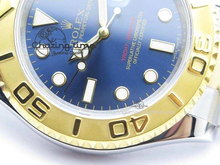 Yacht-Master Edition 116622 SS Bracelet YG Blue Best Dial JF A2836 On 0115